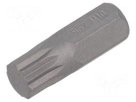 Screwdriver bit | spline (12-angles) | XZN M10 | 1/4"