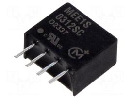 Converter: DC/DC | 1W | Uin: 2.97÷3.63VDC | Uout: 12VDC | Iout: 83mA | SIP
