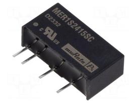 Converter: DC/DC | 1W | Uin: 21.6÷26.4VDC | Uout: 15VDC | Iout: 67mA | SIP