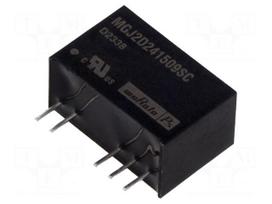 Converter: DC/DC | 2W | Uin: 21.6÷26.4VDC | Uout: 15VDC | Uout2: -8.7VDC