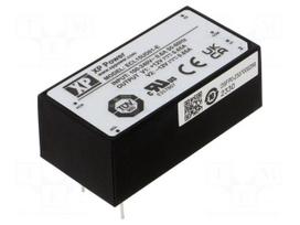 Converter: AC/DC | 15W | Uin: 85÷264VAC,120÷370VDC | Uout: 12VDC | 82%
