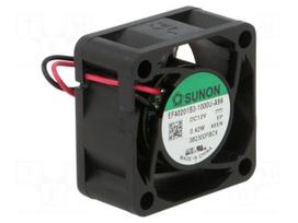 Fan: DC | axial | 12VDC | 40x40x20mm | 7.99m3/h | 22.1dBA | ball | 26AWG