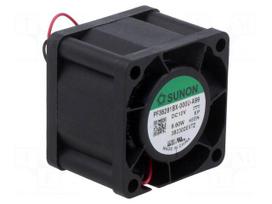 Fan: DC | axial | 12VDC | 36x36x28mm | 38.74m3/h | 67.3dBA | ball | 28AWG