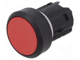 Switch: push-button | 22mm | Stabl.pos: 1 | red | none | IP66,IP67,IP69K