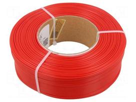 Filament: PLA | 1.75mm | red | 185÷225°C | 1kg | Table temp: 40÷60°C
