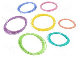 Filament: multipack | Ø: 1.75mm | Kit: PLA Pastel | 7pcs | L: 10m