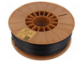 Filament: ABS+ | 2.85mm | black | 230÷270°C | 1kg | Table temp: 80÷110°C