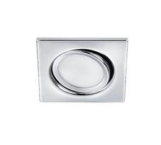 Trio-Lighting Rila LED chrome square griestos iebūvējams gaismeklis