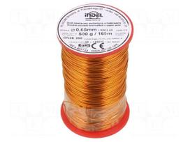 Coil wire | double coated enamelled | 0.65mm | 0.5kg | -65÷200°C