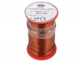 Coil wire | double coated enamelled | 1.2mm | 0.5kg | -65÷200°C