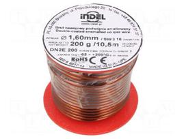 Coil wire | double coated enamelled | 1.6mm | 0.2kg | -65÷200°C