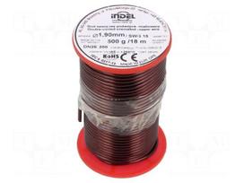 Coil wire | double coated enamelled | 1.9mm | 0.5kg | -65÷200°C