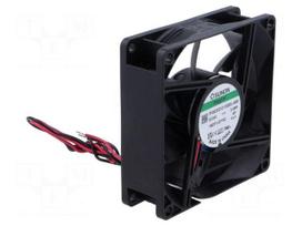 Fan: DC | axial | 24VDC | 80x80x25mm | 96.84m3/h | 43.1dBA | Vapo | 24AWG