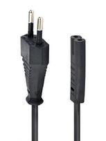 Gembird PC-184/2 Power cable, EU Power plug, 1.8m, Black
