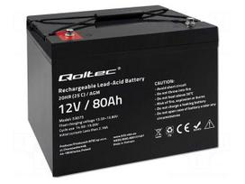 Re-battery: acid-lead | 12V | 80Ah | AGM | maintenance-free