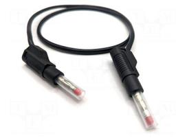 Test lead: single | 32A | banana plug 4mm,both sides | Urated: 600V