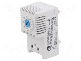 Sensor: thermostat | NO | 10A | 250VAC | screw terminals | 61x34x35mm