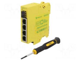 Automation module: switch Ethernet | unmanaged | 5÷30VDC | RJ45 | SW