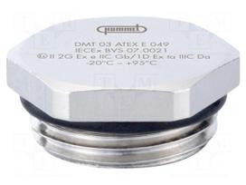 Stopper | PG11 | IP68 | brass | V-Ms-Ex | with seal | Thread: PG | -20÷95°C