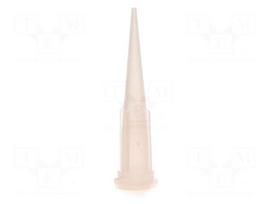 Needle: plastic | 1.25" | Size: 27 | straight | UV block | polypropylene