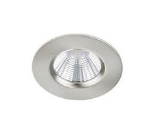 Trio Zagros LED recessed spotlight IP65 brushed steel round gaismeklis 650710107 4017807376944