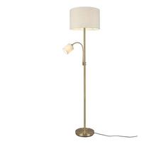 Trio Hotel stāvlampa E27+E14 matt brass  403900208 4017807494556