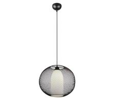 Trio Filo piekarama lampa 1-pc E27 matt black brushed steel 313900132 4017807505061