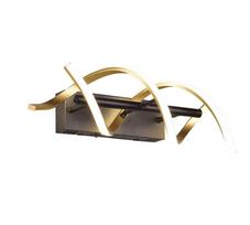 Trio Sequence LED sienas lampa matt brass/matt black  241810208 4017807541861