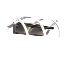 Trio Sequence LED sienas lampa brushed aluminium/matt black  241810205 4017807541793
