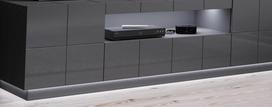 Cama LED lighting RTV cabinet REJA white