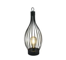 Trio-Lighting Mairana solar galda lampa matt black dusk sensor lampa ar kustības sensoru
