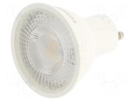 LED lamp | GU10 | white warm | 230VAC | 450lm | 5.5W | 38° | 3000K