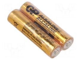 Battery: alkaline | AAA | 1.5V | non-rechargeable | 2pcs.