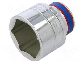 Socket: 6-angles | socket spanner | 51mm | 3/4" | short