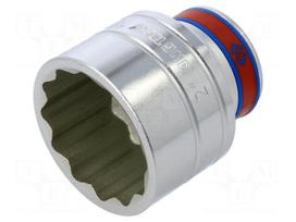 Socket: 12-angles | inch,socket spanner | 2" | 3/4" | 72mm | short