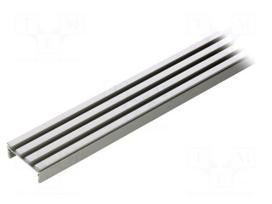 Profiles for LED modules | silver | 1m | GIZA | aluminium | anodized