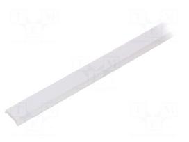 Cover for LED profiles | white | 1m | HS-11 | push-in