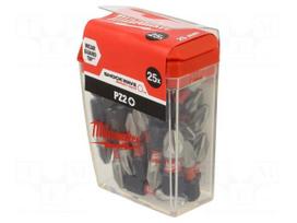 Screwdriver bit | Pozidriv® | PZ2 | Kind: impact | Overall len: 25mm