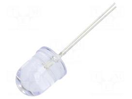 LED | yellow | 10mm | 5800÷7000mcd | 30° | Front: convex | 2.1÷2.6VDC