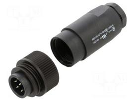 Connector: circular | 250V | 10A | PIN: 7 | plug | male | unshielded | IP67