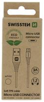 Swissten Eco Friendly Fast Charge 3A Micro USB Data and Charging Cable 1.2m