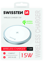 Swissten 15W Wireless charger with USB-C 1.5m cable