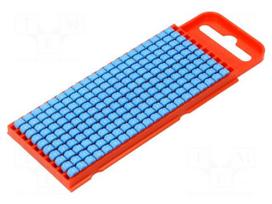 Markers | 2÷2.8mm | polyamide | blue | -40÷85°C | push-in | WIC | UL94V-0