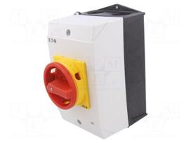 Switch: cam switch | Stabl.pos: 2 | 32A | OFF-ON | in housing | Poles: 6