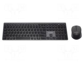 Office kit | black | universal | USB C | wireless,PT layout | 10m