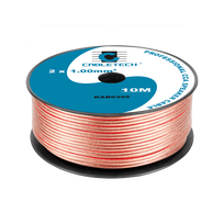Garso sistemos ir priedai // Akustinės garso sistemos kabelis ir laidas. Garsiakalbio kabelis // Kabel głośnikowy CCA 1.0mm  10M