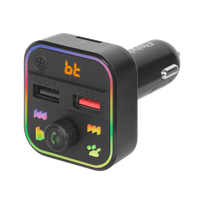 Automobilių ir motociklų prekės, elektronika, navigacija, CB radijas // Automobilio FM siųstuvai // Transmiter samochodowy FM z funkcja bluetooth (2x USB)