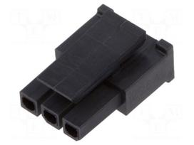 Connector: wire-board | plug | female | PIN: 3 | Micro-Fit 3.0 | 3mm | 1x3