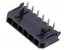 Connector: wire-board | socket | male | PIN: 6 | Micro-Fit 3.0 | 3mm | 5A