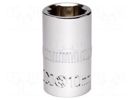 Socket: 6-angles | socket spanner | HEX 10mm | 1/4"